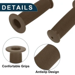 Unique Bargains Bike Handlebar Grips Covers 3.94" Brown 1 Pair -Outdoor Sports Series GUEST 23382150 2f31 4ec6 baee 04a2a4cf8689