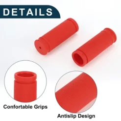 Unique Bargains Bike Handlebar Grips Covers 3.35" Length Red 1 Pair 8 Unique Bargains Bike Handlebar Grips Covers 3.35" Length Red 1 Pair -Outdoor Sports Series GUEST 236d6634 54a5 4b3b a1c2 8004a768e813