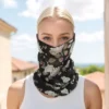 Unique Bargains Rose Earloop Neck Gaiter 1 Pc