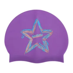 Unique Bargains Silicone Star Pattern Swim Cap 1 Pc -Outdoor Sports Series GUEST 23a33cf7 3bd2 446e 846b e3cb670b8071