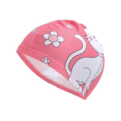 Unique Bargains Kid's Polyester Cat Pattern Swim Cap Rose Red White 1 Pc -Outdoor Sports Series GUEST 23c9d23c 1932 4f93 8f33 0a55b3a29e63