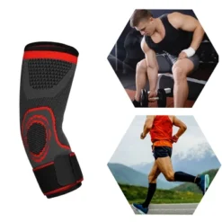 Unique Bargains Elbow Protection Elbow Pads Tightening Breathable Elbow Pads For Sports Nylon 1 Pair -Outdoor Sports Series GUEST 23f4f014 ef38 4c02 ad3f b85f25bcac26