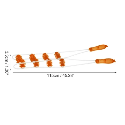Unique Bargains Multiple Trigger Points For Neck Shoulder PP TPE Handheld Back Massager Orange 1 Pcs 3 Unique Bargains Multiple Trigger Points For Neck Shoulder PP TPE Handheld Back Massager Orange 1 Pcs - Image 3