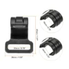 Unique Bargains Outdoor Camping ID C Shape Plastic Clamp Tent Pole Clips 19mm Black Set Of 10