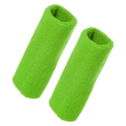 Unique Bargains Sweat Absorbing Cotton Yarn Latex Wrist Sweatbands Wrist Band 3.15"x5.91" 1 Pair -Outdoor Sports Series GUEST 25f7faac cf9c 4e2d af7b 517b6a1a5b27