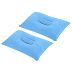 Unique Bargains Neck Support For Hiking Travel Flocked Inflatable Camping Pillows 2 Pcs 13.6" X 8.7" -Outdoor Sports Series GUEST 26246617 b804 4045 99f0 abfd93c67715
