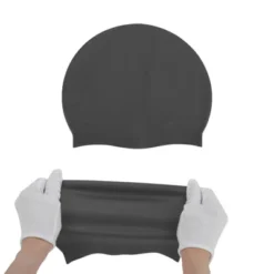 Unique Bargains Silicone Waterproof Non-slip Swim Cap 1 Pc -Outdoor Sports Series GUEST 2662cf40 8fb5 4618 ab1a c96d04a25443