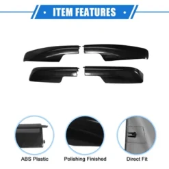 Unique Bargains Car Roof Rack Side Rails End Cover Cap Compatible For Toyota Highlander 2001-2007 Black 4pcs -Outdoor Sports Series GUEST 26670d67 751b 4dec abf0 6297f9707831