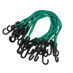 Unique Bargains Strong Elastic Strapping Rope Hooks For Bicycle Dark Green 12 Pcs 15 Unique Bargains Strong Elastic Strapping Rope Hooks For Bicycle Dark Green 12 Pcs -Outdoor Sports Series GUEST 28861e6b 0738 4f51 ad40 a391a67b79e5