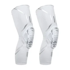 Unique Bargains Compression Knee Braces, EVA Padded Leg Sleeves For Men Women Nylon White 2pcs -Outdoor Sports Series GUEST 28f34be8 18a9 45ed aa34 54035db8719b