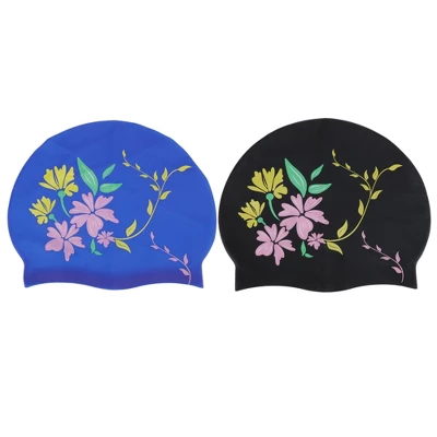 Unique Bargains Durable Silicone Waterproof Swim Cap 2 Pcs 10 Unique Bargains Durable Silicone Waterproof Swim Cap 2 Pcs - Image 10