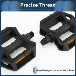 Unique Bargains Bicycle Pedals 9/16" Spindle Plastic For Road Mountain BMX MTB Bike Black -Outdoor Sports Series GUEST 299fd5d4 d209 4c6a a293 709159ad8291