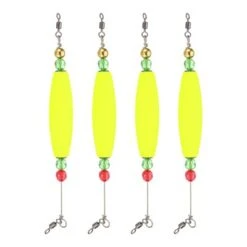 Unique Bargains Plastic Weighted Popping Corks Olive Fishing Floats Rigs 4 Pcs -Outdoor Sports Series GUEST 29ba3a9e cfed 417f a3ff ec037603ec9a
