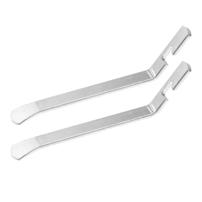 Unique Bargains Bicycle Flat Head Tyre Lever Wrench With Hook Repair Tool Silver Tone 2pcs 6 Unique Bargains Bicycle Flat Head Tyre Lever Wrench With Hook Repair Tool Silver Tone 2pcs - Image 6