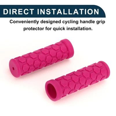 Unique Bargains Bike Handlebar Grips Covers 4.02" Pink 1 Pair 5 Unique Bargains Bike Handlebar Grips Covers 4.02" Pink 1 Pair - Image 5