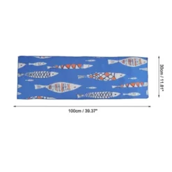 Unique Bargains Portable Pattern Sports Towel 1 Pc