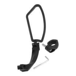 Bike Rearview Mirror 11.2x4.5cm Adjustable | Front Left Riding Mirror Black With Mounting Accessories For Bicycle Mountain Road Bike 1 Set -Outdoor Sports Series GUEST 2aa5f650 6ccd 4b3b 8106 3c0fdd09226e