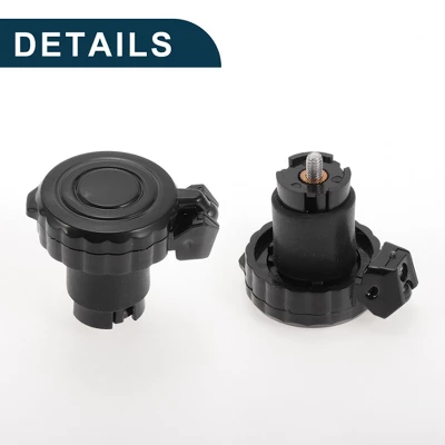 Bike Rearview Mirror 4.4x4cm Adjustable | Front Handlebar Bike Mirror Black With Mounting Accessories For Bicycle Mountain Road Bike 1 Set 5 Bike Rearview Mirror 4.4x4cm Adjustable | Front Handlebar Bike Mirror Black With Mounting Accessories For Bicycle Mountain Road Bike 1 Set - Image 5