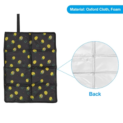 Unique Bargains Ultralight Waterproof Oxford Cloth Foam Foam Sleeping Pad 15.7" X 11.6" X 0.4" Yellow Black 2 Pcs 3 Unique Bargains Ultralight Waterproof Oxford Cloth Foam Foam Sleeping Pad 15.7" X 11.6" X 0.4" Yellow Black 2 Pcs - Image 3