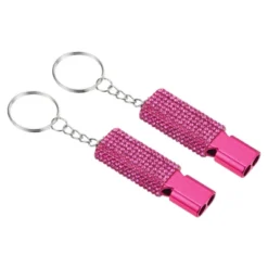 Unique Bargains Outdoor Camping Hiking Fishing Rescue Signaling Alloy Keychain Whistles 2 Pcs -Outdoor Sports Series GUEST 2ba07ba5 f5fe 42e1 9192 a1994ade86ec