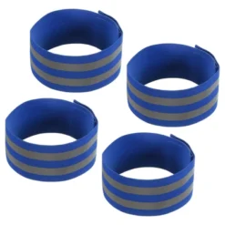 Unique Bargains Reflective Bands For Arm Wrist Ankle Leg 14x2 Inch Strip Green 4 Pack -Outdoor Sports Series GUEST 2be75571 02eb 499b 9a06 33fc726daea9