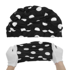 Unique Bargains Nylon Dots Pattern Swimming Cap 1 Pc -Outdoor Sports Series GUEST 2be9f288 6c9f 4783 8cb3 3b17f7f4efcb