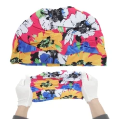 Unique Bargains Nylon Ink Style Swimming Cap Assorted Color 1 Pc -Outdoor Sports Series GUEST 2c317c11 5c57 4002 aaa7 edf26c801c6d