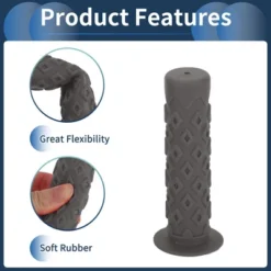 Unique Bargains Bike Handlebar Grips Covers 4.72" Gray 1 Pair -Outdoor Sports Series GUEST 2d2ae7bb fee7 47a7 ae5f f29f2bbf145a
