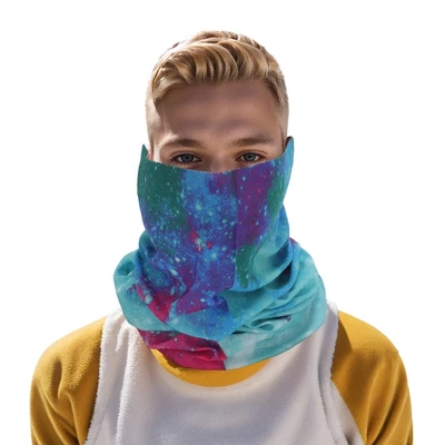 Unique Bargains Sunscreen Face Scarf Mask Blue Pink 1 Pc 3 Unique Bargains Sunscreen Face Scarf Mask Blue Pink 1 Pc - Image 3