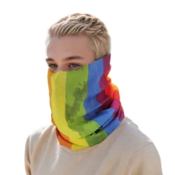 Unique Bargains Sunscreen Rainbows Pattern Face Scarf Mask Assorted Color 1 Pc -Outdoor Sports Series GUEST 2dccff00 5c7d 48fe a8c2 95651aef1531