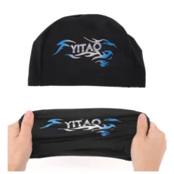 Unique Bargains Swim Cap 5.91"x9.25" 1 Pc -Outdoor Sports Series GUEST 2e4536b8 09a6 48ab aa80 dbbfb54dad14