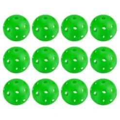 Unique Bargains Durable Precision Technology Good Balance Application Pickleball Balls 12 Pcs -Outdoor Sports Series GUEST 2eb19891 d28c 4a64 acbf e4e5d43d1ba4