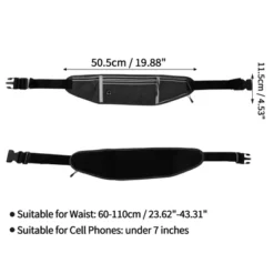 Unique Bargains Waist Pack Bag With Water Bottle Holder Black 1 Pc -Outdoor Sports Series GUEST 2f033ee7 ba04 4715 b0a4 ae336f7cb69d