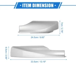 Unique Bargains Car Roof Rack Side Rails End Cover Shell Cap Compatible For Toyota RAV4 2006-2012 Silver Tone 4pcs -Outdoor Sports Series GUEST 2f04c6fa 79b1 45d9 9d31 bce37f2d1ad3