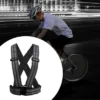 Unique Bargains Polyester High Visibility Safety Walking Cycling At Night Reflective Vest 1 Pc