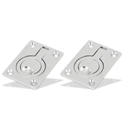 Unique Bargains 316 Stainless Steel 62x44mm Boat Floor Locker Hatch Lift Flush Ring Pull Handles -Outdoor Sports Series GUEST 2f872266 32bd 42f9 9533 10278a7aacbf