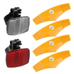 Unique Bargains Handlebar And Seatpost Bike Wheel Spoke Reflectors Accessories Tape Red White 6pcs -Outdoor Sports Series GUEST 314e40bc 06ba 440a a000 9d7c73bd1746