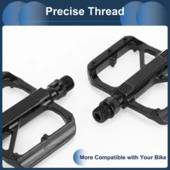 Unique Bargains Cycling Bike Pedal 9/16" Spindle Aluminum Alloy For Road Mountain BMX MTB Bike Black 8 Unique Bargains Cycling Bike Pedal 9/16" Spindle Aluminum Alloy For Road Mountain BMX MTB Bike Black -Outdoor Sports Series GUEST 32228332 2811 4ed2 a5e7 3f15ccd35073