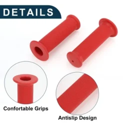 Unique Bargains Bike Handlebar Grips Covers 4.61" Red 1 Pair -Outdoor Sports Series GUEST 3273bda8 20d2 402f 9907 b6dfff7308bc