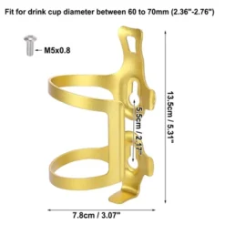 Unique Bargains Single Side Bicycle Water Coffee Drink Cup Bottle Holder Cages Carrier Rack With Wrench For Mountain Road Bike Motorcycle -Outdoor Sports Series GUEST 33598109 7650 4330 a90e 68cd3bb963ab