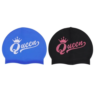 Unique Bargains Durable Silicone Waterproof Swim Cap 2 Pcs 7 Unique Bargains Durable Silicone Waterproof Swim Cap 2 Pcs - Image 7