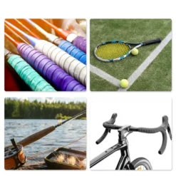 Unique Bargains Towel Tennis Racket Grip Tape Anti-Slip Absorbent Grip 2 Pcs -Outdoor Sports Series GUEST 34530dd3 eb25 4514 a889 8b585dd9497e