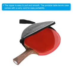 Unique Bargains Table Tennis Racket Case Half Soft Cover Bag For Sports Accessories 2pcs -Outdoor Sports Series GUEST 346b09cc 5eea 403a 8ab9 f7ffaf5c6df3