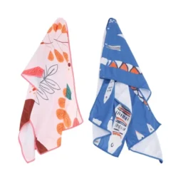 Unique Bargains Portable Pattern Sports Towel 1 Pc -Outdoor Sports Series GUEST 34b97910 e41c 48a4 825f 5ce97283cfdd