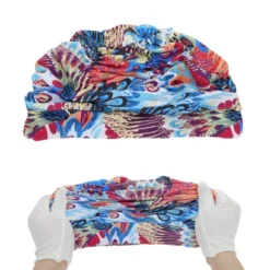 Unique Bargains Nylon Peacock Pattern Swimming Cap Assorted Color 1 Pc -Outdoor Sports Series GUEST 3501d3e1 9b52 43df 9699 1a05fe6a41c5