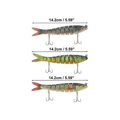 Unique Bargains Freshwater Lifelike Catfish Fishing Lures 3D Eyes For Enhanced Attraction 3 Pcs 2 Unique Bargains Freshwater Lifelike Catfish Fishing Lures 3D Eyes For Enhanced Attraction 3 Pcs - Image 2