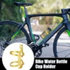 Unique Bargains Single Side Bicycle Water Coffee Drink Cup Bottle Holder Cages Carrier Rack With Wrench For Mountain Road Bike Motorcycle