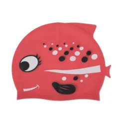 Unique Bargains Kid's Silicone Polka Dot Fish Swim Cap 1 Pc -Outdoor Sports Series GUEST 360a48a7 08fc 4979 921e dc2278eff20a