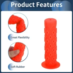 Unique Bargains Bike Handlebar Grips Covers 4.72" Long Orange 1 Pair -Outdoor Sports Series GUEST 360b0d74 5d38 49ab 94f0 f29fd0b28485