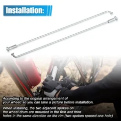 Unique Bargains 14G J Bend Bicycle Galvanized Spokes 36 Pcs 11 Unique Bargains 14G J Bend Bicycle Galvanized Spokes 36 Pcs -Outdoor Sports Series GUEST 3629676f 367a 49a5 927d 0769933491f2